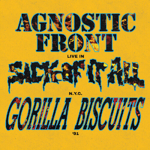 Agnostic Front / Gorilla Biscuits / Sick of It All: Live In N.Y.C. '91 - VINYL LP