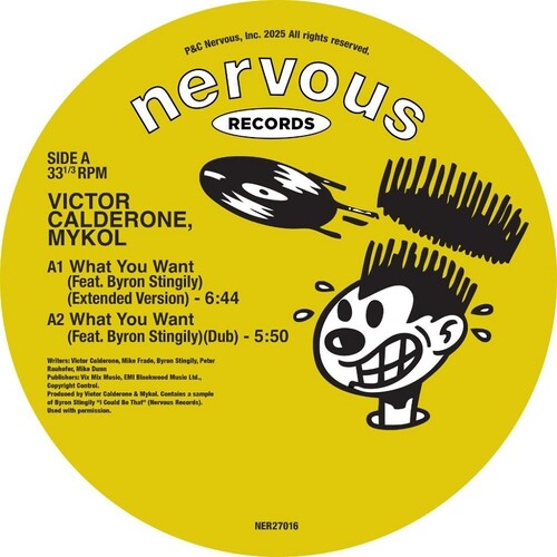 Calderone, Victor: What You Want - 12-INCH SINGLE