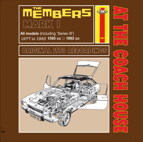 Members: At The Coach House: Original Studio Tapes - Ltd Haynes Manual Style Cover Yellow Vinyl - VINYL LP