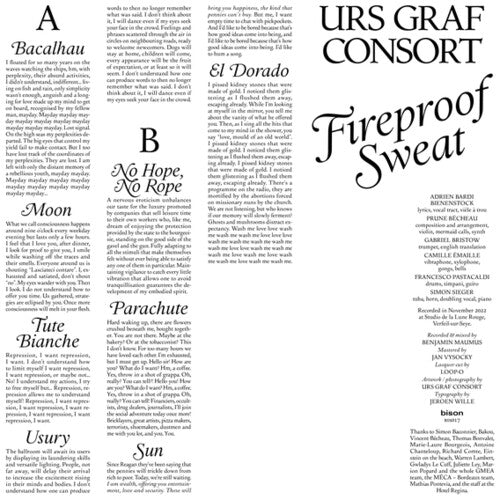Urs Graf Consort: Fireproof Sweat - VINYL LP