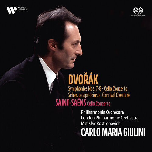 Giulini, Carlo Maria: Dvorak: Symphonies 7-9, Cello Concerto, Saint-Saens: Cello Concerto - SUPER-AUDIO CD