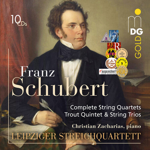 Leipziger Streichquartett: Schubert: Complete String Quartets & Trout Quintet - COMPACT DISCS
