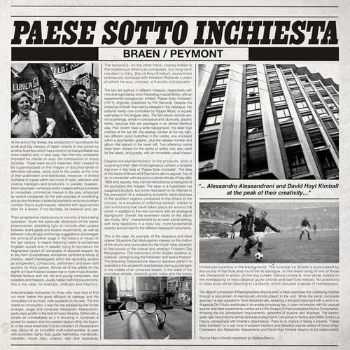 Braen / Peymont: Paese Sotto Inchiesta - VINYL LP