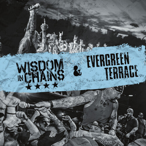 Wisdom in Chains / Evergreen Terrace: Split - Blue - VINYL LP