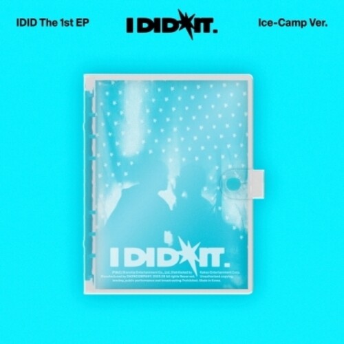 Idid: I Did It - Ice-Camp Version - incl. Diary, 88pg Diary Photobook, Clear Sticker, Twinkle Sticker, PVC Air Keyring, ID Photo Sticker Set, ID Photo Seal Sticker Set + 2 Photocards - COMPACT DISCS