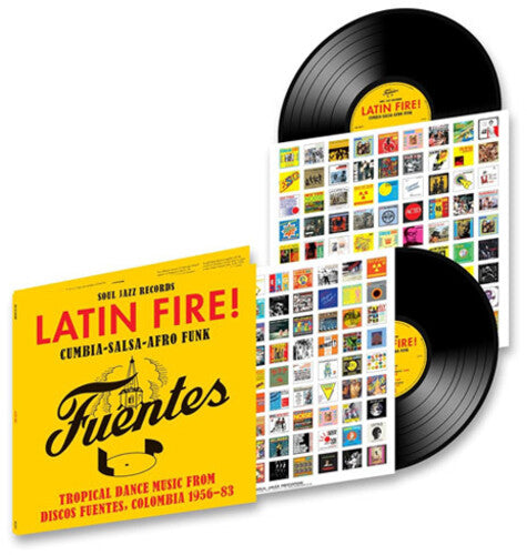 Soul Jazz Records Presents: Latin Fire! Cumbia Salsa Afro-Funk: Tropical Dance Music From Discos Fuentes, Colombia 1956-83 - VINYL LP