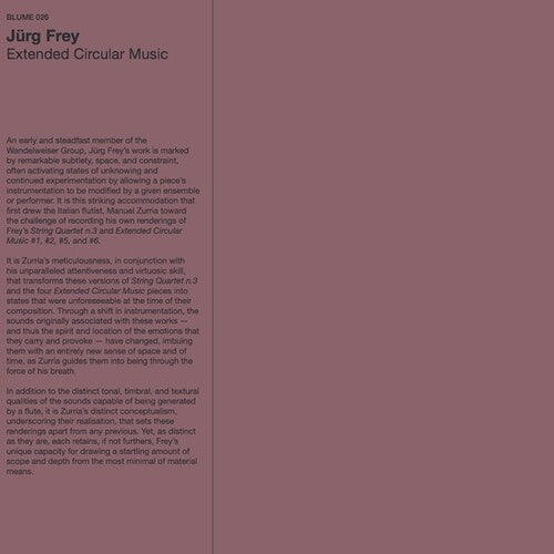Frey, Jurg: Extended Circular Music - VINYL LP