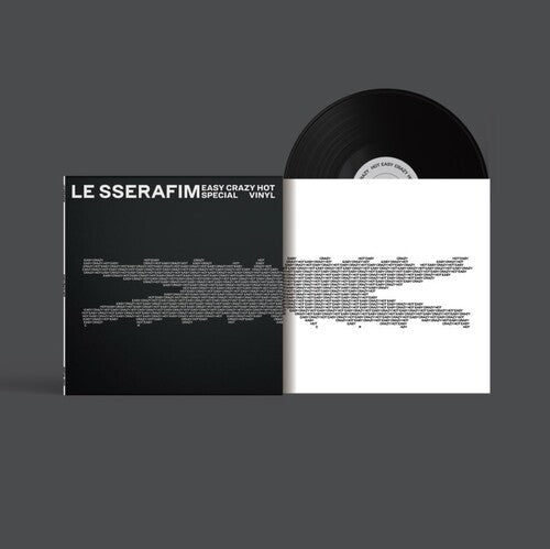 Le Sserafim: 'EASY-CRAZY-HOT' SPECIAL VINYL [CARBON BLACK] - VINYL LP
