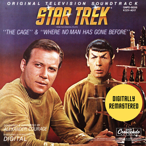 Alexander Courage: Star Trek: The Cage & Where No Man Has Gone Before (Original           Soundtrack) - COMPACT DISCS