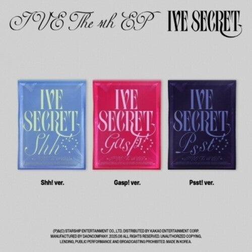 Ive: Ive Secret - Random Cover - incl. Photobook, Instant Photo + Photocard - COMPACT DISCS