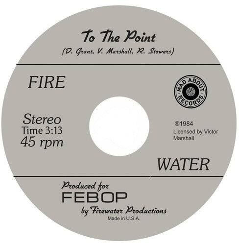 Fire Water: Twilight/To The Point - 7-INCH SINGLE