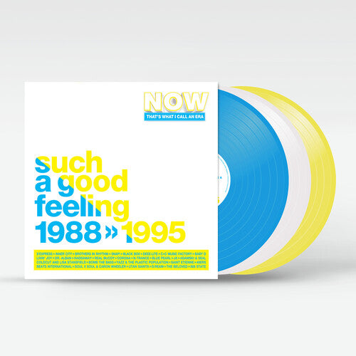 Now That's What I Call an Era-Such a Good Feeling: Now That's What I Call An Era-Such A Good Feeling: 1988-1995 / Various - Blue, White & Yellow Colored Vinyl - VINYL LP