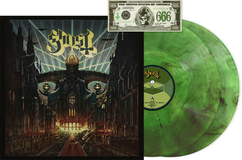 Ghost: Meliora: Deluxe 10th Anniversary - Green Smoke Colored Vinyl - VINYL LP