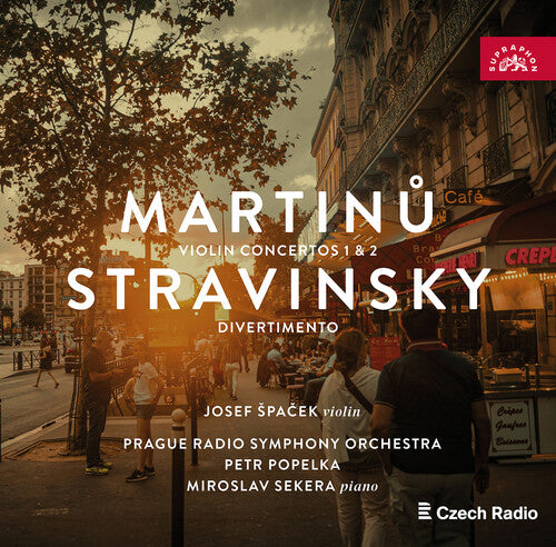 Josef Spacek: Bohuslav Martinu: Violin Concertos; Stravinsky: Divertimento - COMPACT DISCS