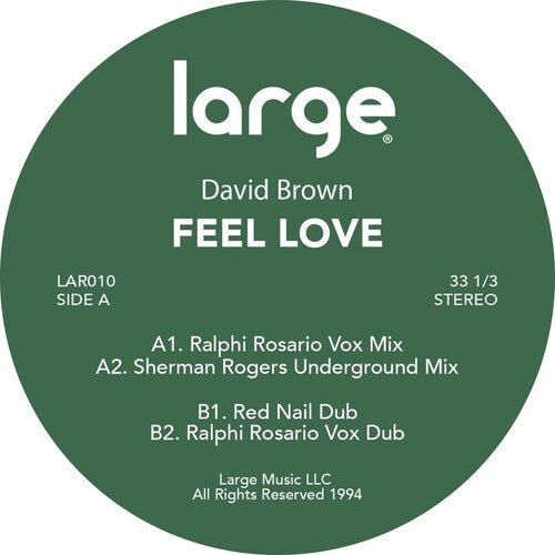 Brown, David: Feel Love - 12-INCH SINGLE