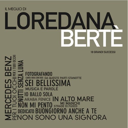 Loredana Berte: Il Meglio Di Loredana Berte - COMPACT DISCS