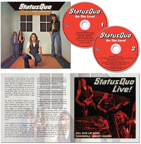 Status Quo: On The Level - 50th Anniversary Deluxe Gatefold Packaging - COMPACT DISCS