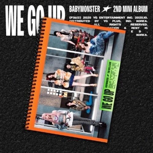 BABYMONSTER: We Go Up - Go Version - incl. 72pg Photobook, Folded Poster, 6 Selfie Photocard, Boomark + Logo Stickers - COMPACT DISCS