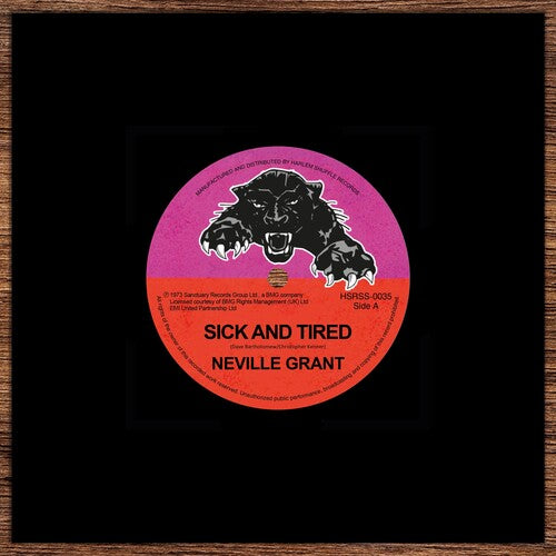 Grant, Neville: Sick And Tired / Black Man's Time - 7-INCH SINGLE