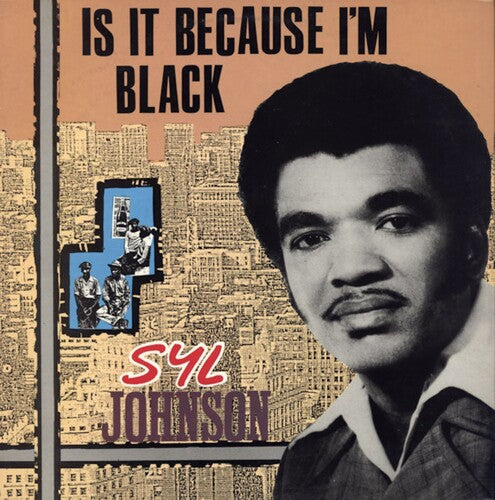 Johnson, Syl: Is It Because I'm Black - Grey/black Swirl - VINYL LP