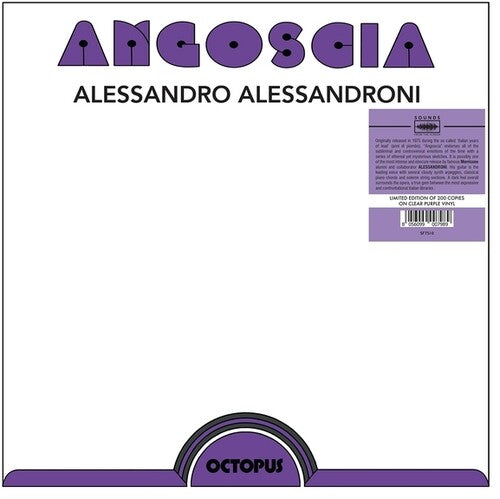 Alessandroni, Alessandro: Angoscia - VINYL LP