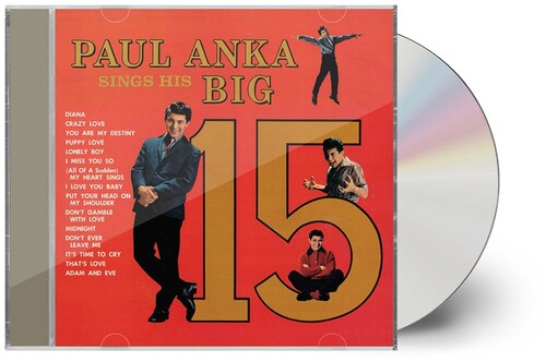 Paul Anka: Paul Anka Sings His Big 15 - COMPACT DISCS