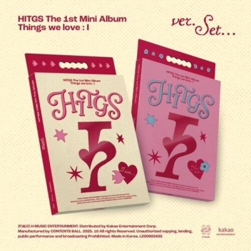 Hitgs: Things We Love : I - Random Cover - incl. Photobook, Sticker, Polaroid Photo, Photocard, Folded Poster, Postcard + Mount Film - COMPACT DISCS
