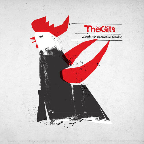 The Gits: Enter: The Conquering Chicken - Clear w/Black & Red - VINYL LP