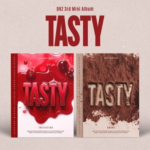 DKZ: Tasty - Random Cover - incl. 64pg Photobook, 3 Photocards, Sticker, Bookmark, Message Card + Folded Poster - COMPACT DISCS