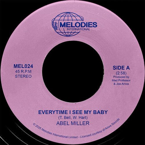 Miller, Abel / Mad Professor: Everytime I See My Baby - 7-INCH SINGLE