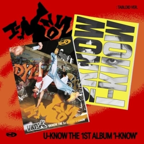 U-Know Yoonho: I-Know - Tabloid Version - incl. Tabloid Sheet, 8 Sticker Set + Photocard - COMPACT DISCS