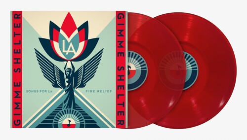 Various Artists: Gimme Shelter: Songs For La Fire Relief (RED 2xLP) - VINYL LP