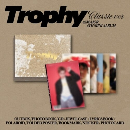 82Major: Trophy - Classic Version - incl. 16pg Lyric Book, Polaroid, Bookmark, Sticker, Folded Poster + 2 Photocards - COMPACT DISCS