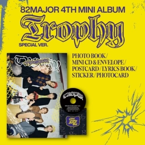 82Major: Trophy - Special Version - incl. Photobook, 4 Stickers, Postcard, Lyric Paper + 2 Selfie Photocards - COMPACT DISCS