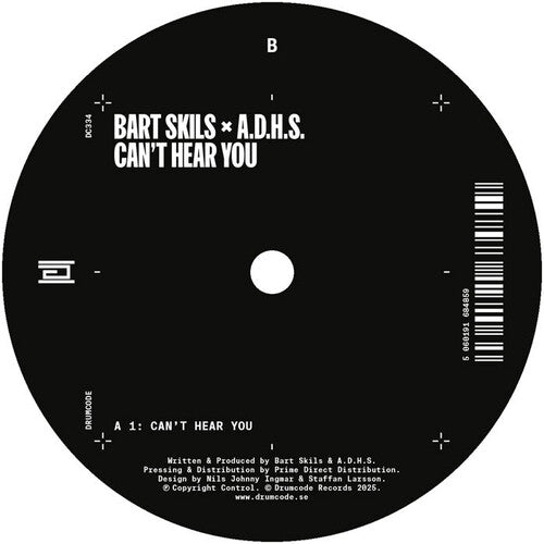 Skils, Bart: Can't Hear You - 12-INCH SINGLE