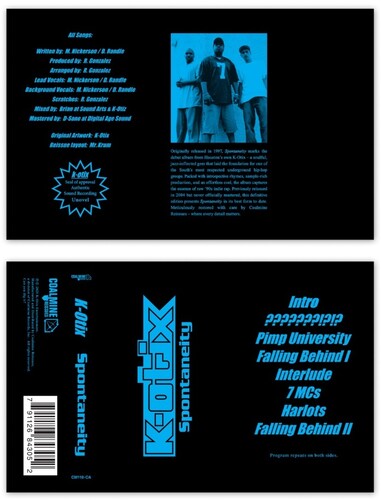 K-Otix: Spontaneity - CASSETTES