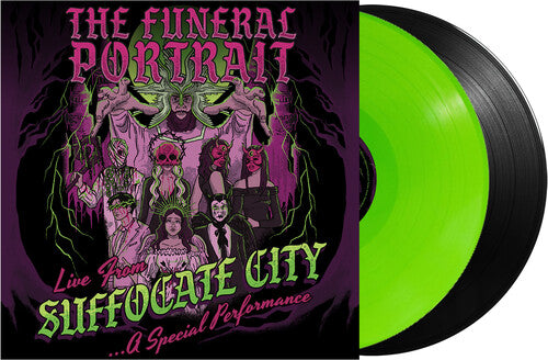 Funeral Portrait: Live From Suffocate City - Lime/Black - VINYL LP