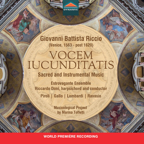 Estrovagante Ensemble: Giovanni Battista Riccio: Vocem iucunditatis, Sacred and Instrumental Music - COMPACT DISCS