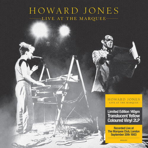Howard Jones: Live At The Marquee - Transparent Yellow Vinyl - VINYL LP