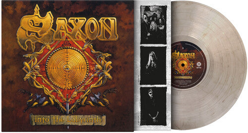 Saxon: Into The Labyrinth - Limited 180-Gram Crystal Clear & Black Marble Colored Vinyl - VINYL LP