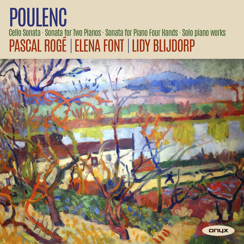 Pascal Rogé: Poulenc: Cello Sonata, Sonata for Two Pianos, Sonata for Piano 4 Hands - COMPACT DISCS