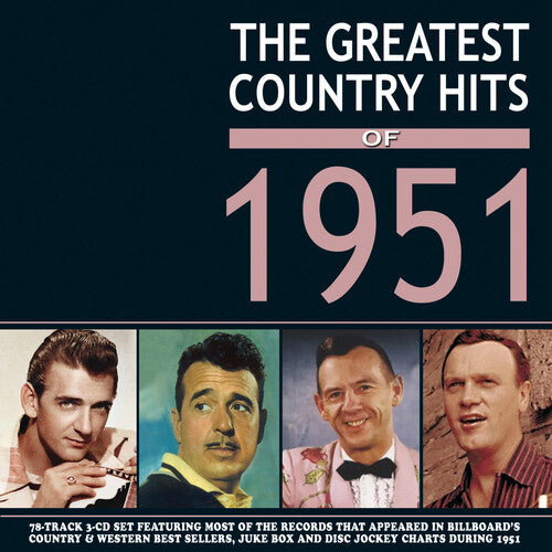 Various Artists: The Greatest Country Hits Of 1951 (Various Artists) - COMPACT DISCS