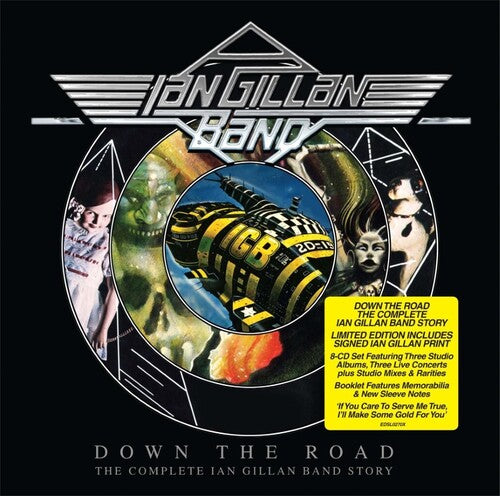 Ian Gillan Band: Down The Road: The Complete Ian Gillan Band Story - Autographed Deluxe 8CD Boxset - COMPACT DISCS