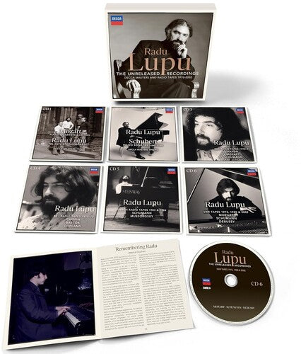 Radu Lupu: Unreleased Recordings: Decca Masters & Radio Tapes - COMPACT DISCS