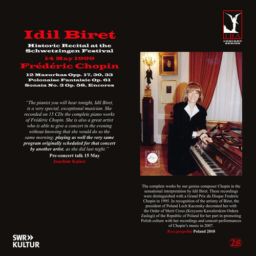 Idil Biret: Idil Biret at Schwetzingen Festival, 14 May 1999 - VINYL LP