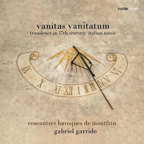 Rencontres Baroques de Montfrin: Vanitas Vanitatum - Transcience in 17th Century Italian Music - COMPACT DISCS