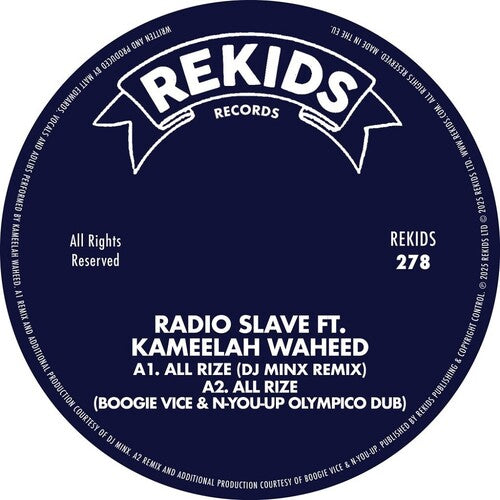 Radio Slave: All Rize (Remixes Part 2) - 12-INCH SINGLE