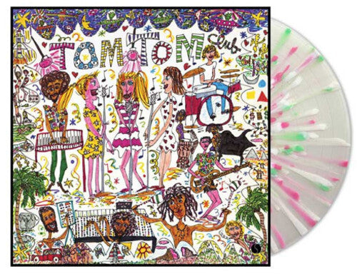 Tom Tom Club: Tom Tom Club (45th ANNIVERSARY) (CLEAR WITH PINK, WHITE & GREEN SPLATTER VINYL) - VINYL LP