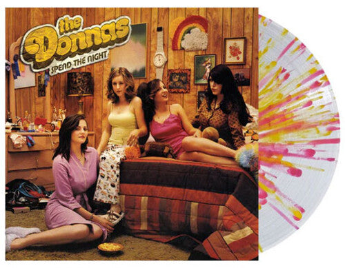 The Donnas: Spend the Night (CLEAR WITH CANARY & PINK SPLATTER VINYL) - VINYL LP