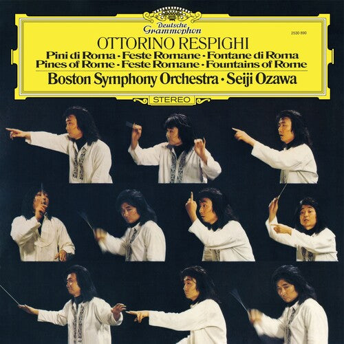 Respighi / Ozawa, Seiji / Boston Symphony Orchestra: Respighi: Pines Of Rome Feste Romane Fountains Of Rome - Black Vinyl - VINYL LP